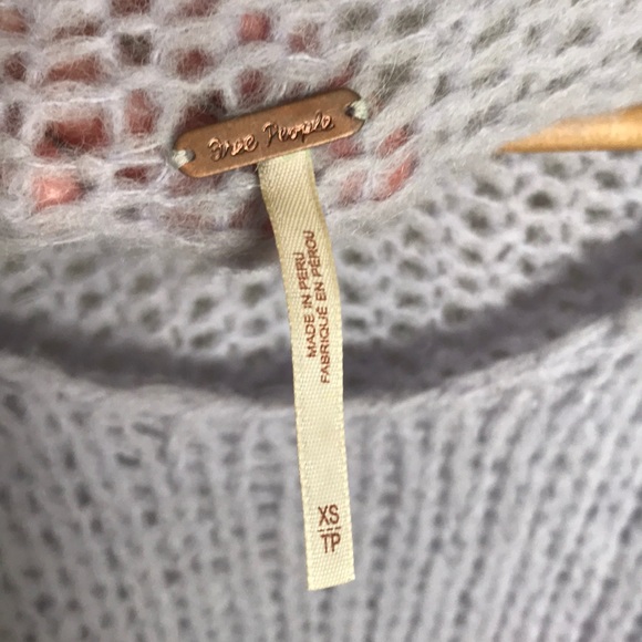 Free People Sweater Alpaca Oversized Open Weave - Picture 6 of 8